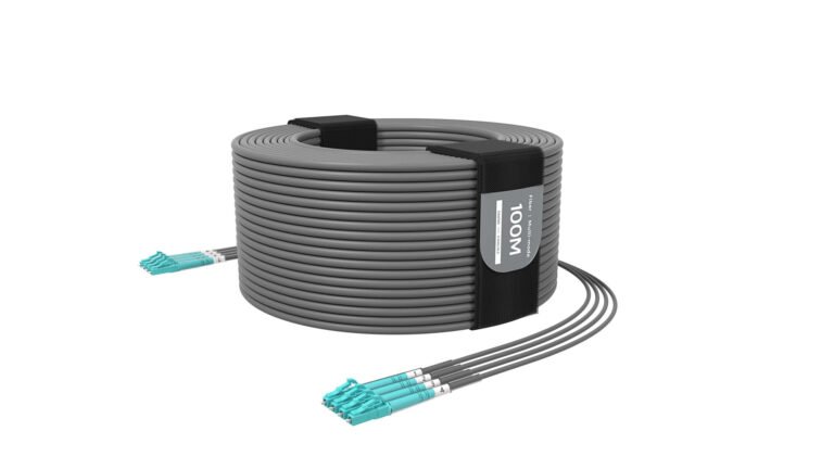 Cable de fibra óptica blindado multimodo OM3 con conectores LC – G300-xxU, fotografía 1