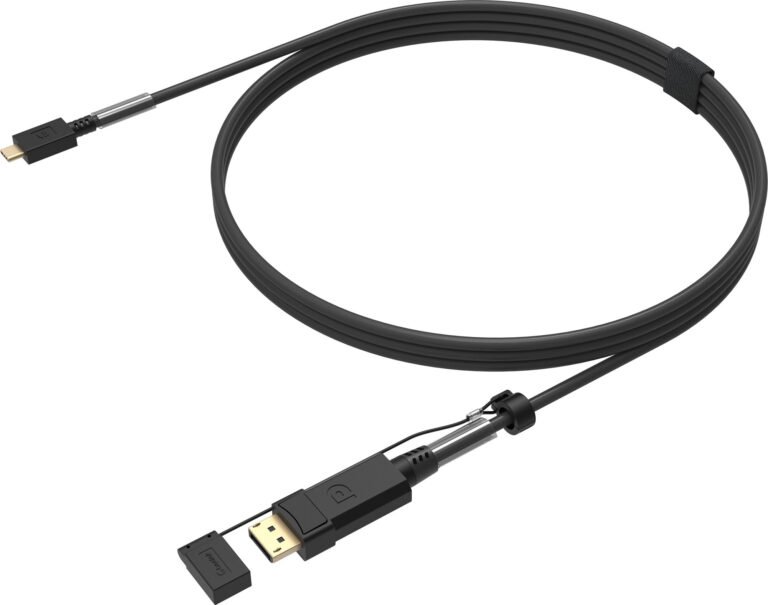 Cable adaptador activo USB-C a DisplayPort 1.4 con cubierta de silicona – STP906-xxM, fotografía 1