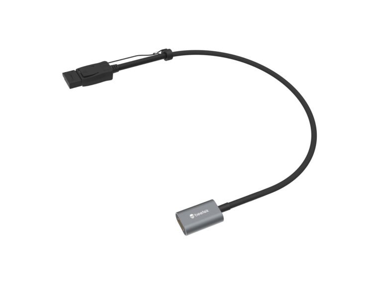 Adaptador activo DisplayPort 1.2a a HDMI 2.0 hembra con cubierta de silicona – SZ04, fotografía 5